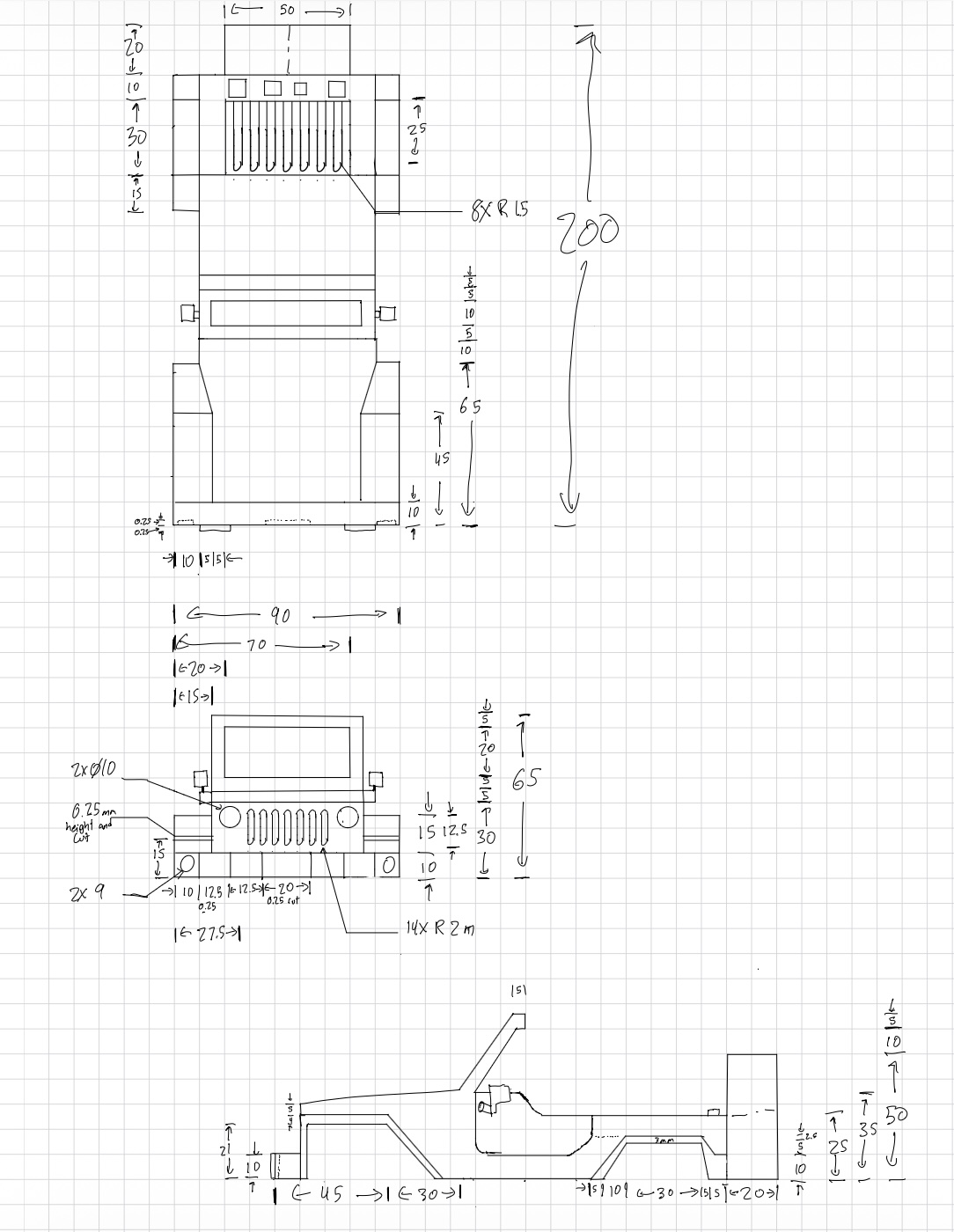 JEEP_TOP part sketch
